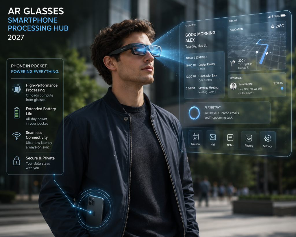 AR Glasses Smartphone Integration & Processing Hub Trends (2027)