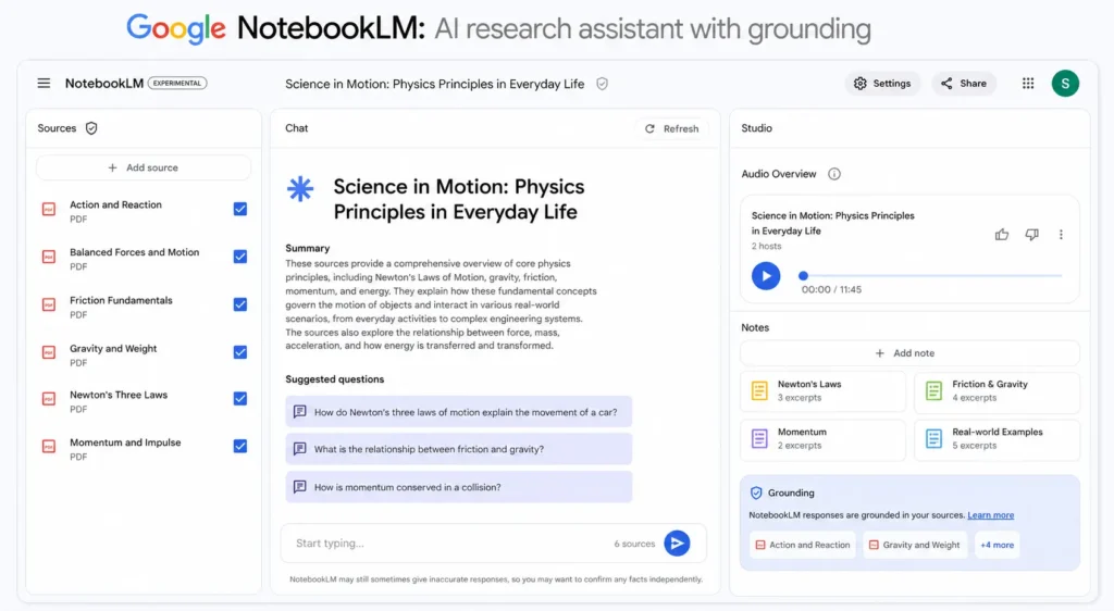 Google NotebookLM Review: Grounding & Audio Overviews Explained