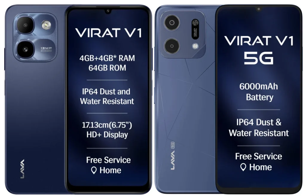 Lava-Virat-V1-and-Virat-V1-5G Lava Virat V1 5G Is Now Official: Full Specs & Price